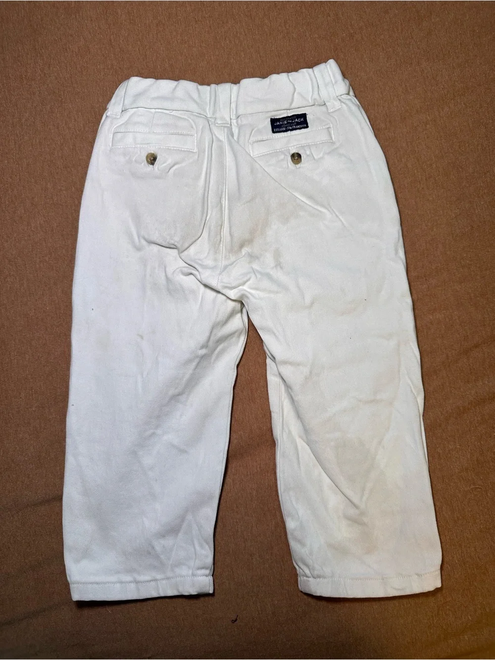 Janie and Jack Cream Dress Pants for Kids
